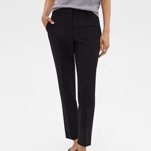 Theory Black Treeca Pant in Good Wool